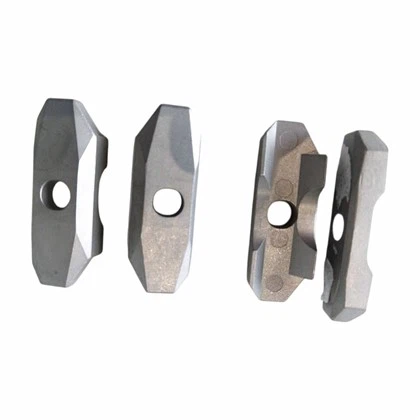 Metalowe części z groove